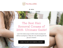 Tablet Screenshot of hairremovallabs.com